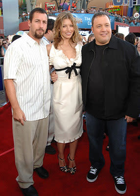 Adam Sandler , Jessica Biel and Kevin James at the premiere of Universal Pictures' I Now Pronounce You Chuck and Larry