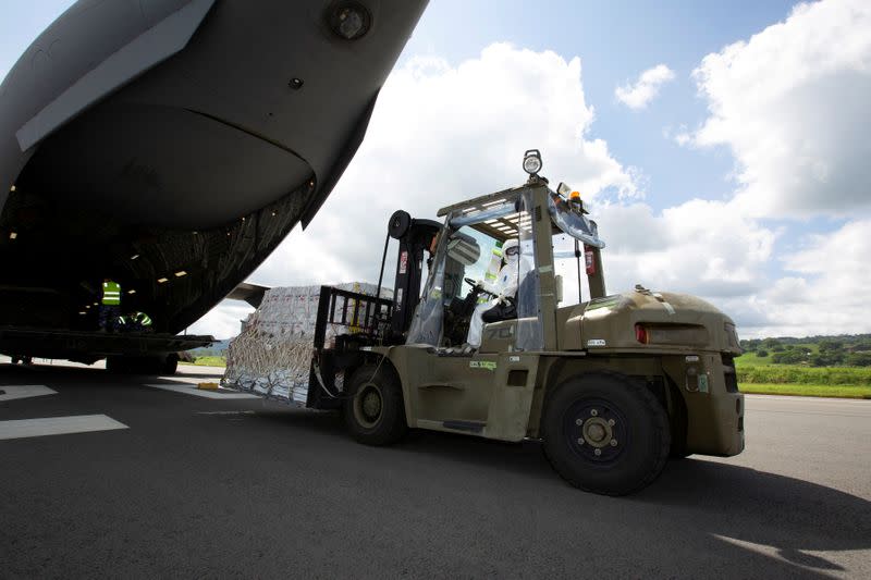 Australian plane brings aid to cyclone-struck Vanuatu