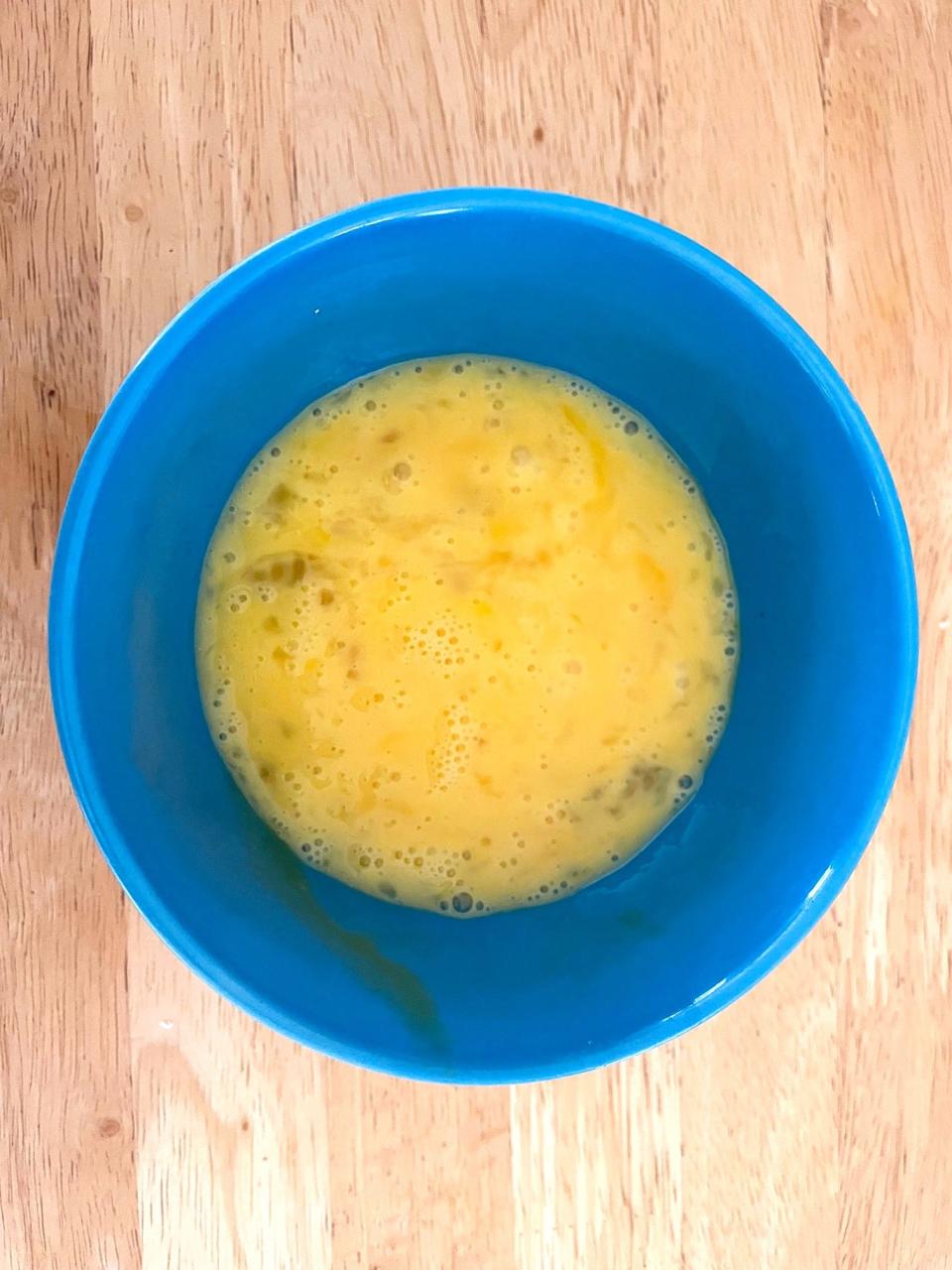 Eggs for Martha Stewart's scrambled eggs hack