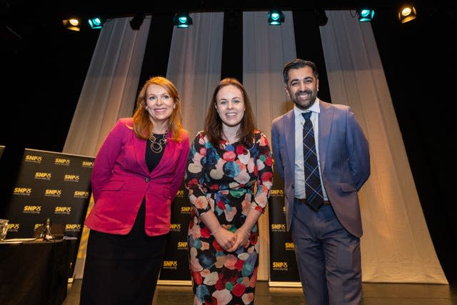 Ash Regan, Kate Forbes and Humza Yousaf