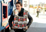 <p>The newest Spider Man was responsible for plenty of smiling faces on Thursday, as he repped Marvel’s The Universe Unites at LAC+USC Medical Center in Los Angeles, Calif. The 21-year-old actor borrowed the Amazon Treasure Truck, and delivered the first of a $1 million toy donation from Funko to Starlight Children’s Foundation, while visiting with some of the patients. (Photo: Matt Winkelmeyer/Getty Images for Disney) </p>