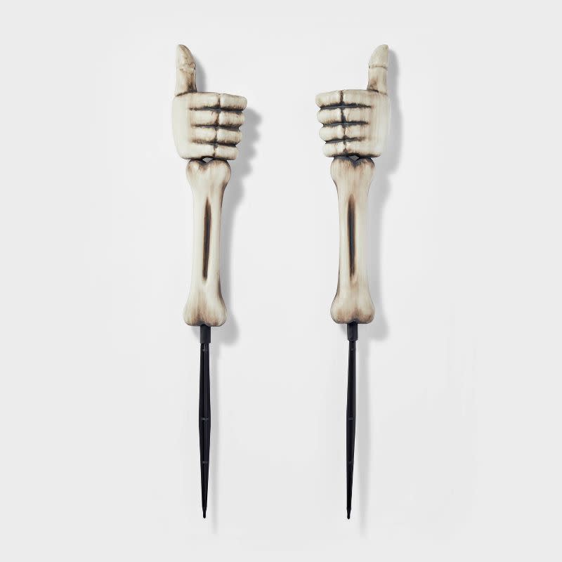 Hyde & Eek! Yard Stake Skeleton Hands