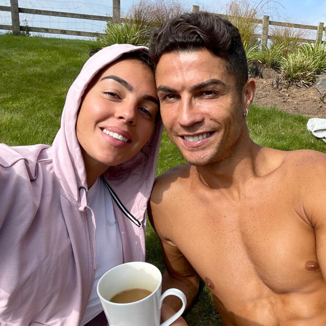 Cristiano Ronaldo and Georgina Rodriguez cosy up in a sweet snap