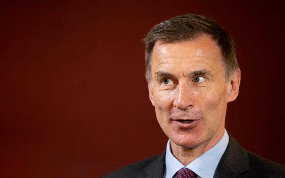 Jeremy Hunt appeared to voice private frustrations with the CMA last month when asked about its decision to block Microsoft’s takeover of Activision - N10-4595
