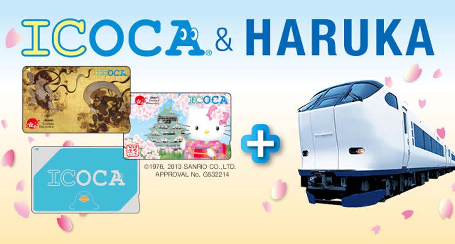 ICOCA & HARUKA車票（圖：JR西日本）
