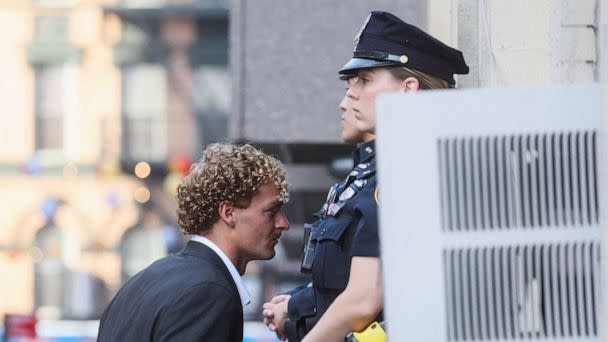 PHOTO: Former U.S. Marine Daniel Penny arrives at a New York City Police precinct to surrender for the death of Jordan Neely in New York City, U.S., May 12, 2023. (Brendan Mcdermid/Reuters)