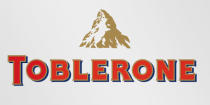 <div class="caption-credit"> Photo by: Toblerone</div>Bern, Switzerland, home of the Toblerone chocolate company, is known for its bear park, which attracts tourists. That explains the hidden ursine outline in the logo's mountain graphic. <br>