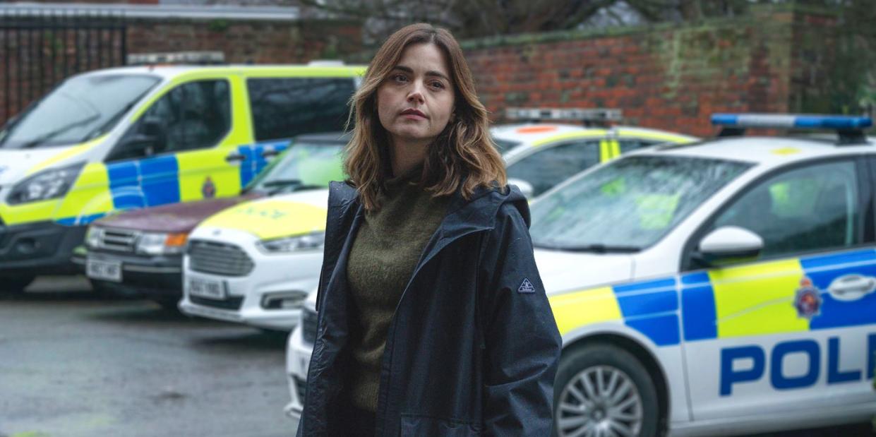 jenna coleman as detective ember manning, the jetty