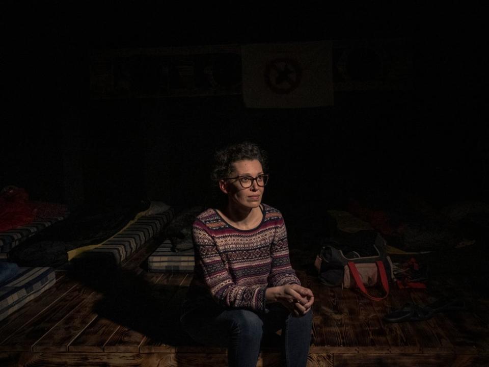 Marina Sestasvili-Piotrowska and her husband Marcin have taken in nearly two dozen refugees in the past six months after transforming their guest house Chutor Gorajec, located in a tiny hamlet near Poland’s border with Ukraine, into a refugee shelter (Francesco Pistilli)