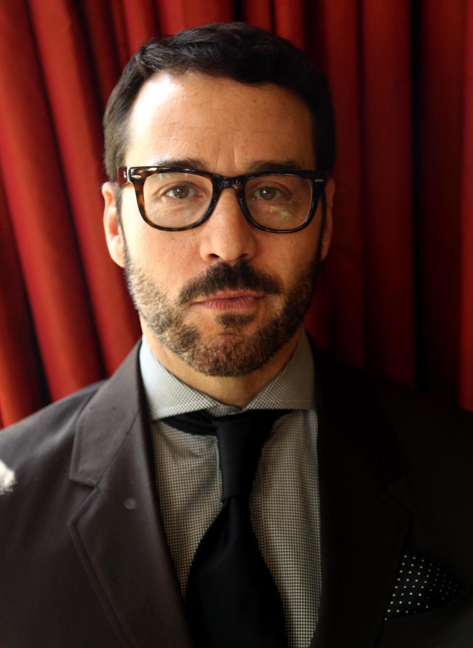 In this Jan. 15, 2013 photo, actor Jeremy Piven, from the television series "Mr. Selfridge," poses for a portrait during the PBS Winter TCA Tour at the Langham Huntington Hotel in Pasadena, Calif. "Mr. Selfridge," starring Piven as the real-life American entrepreneur whose mission was to transform and conquer British retailing, is airing not on the frisky, few-holds-barred HBO home of "Entourage," but on restrained PBS. (Photo by Matt Sayles/Invision/AP)