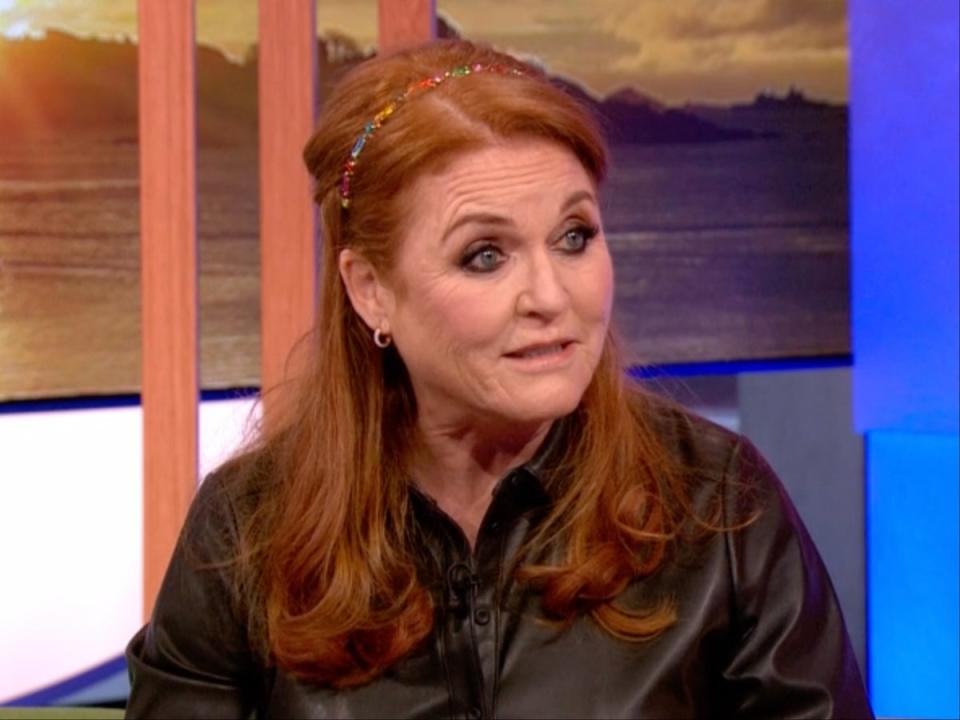 Sarah Ferguson said she has been recuperating from her surgery at home (BBC)