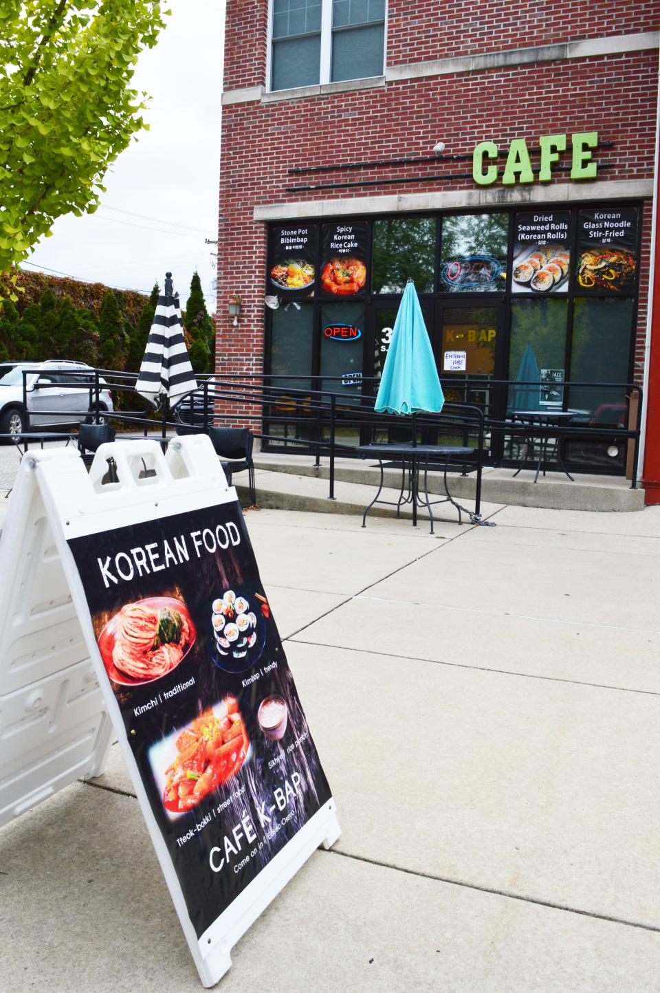 Cafe K-Bap is a new Korean fusion restaurant now open at 340 S. Walnut St., Suite 4.