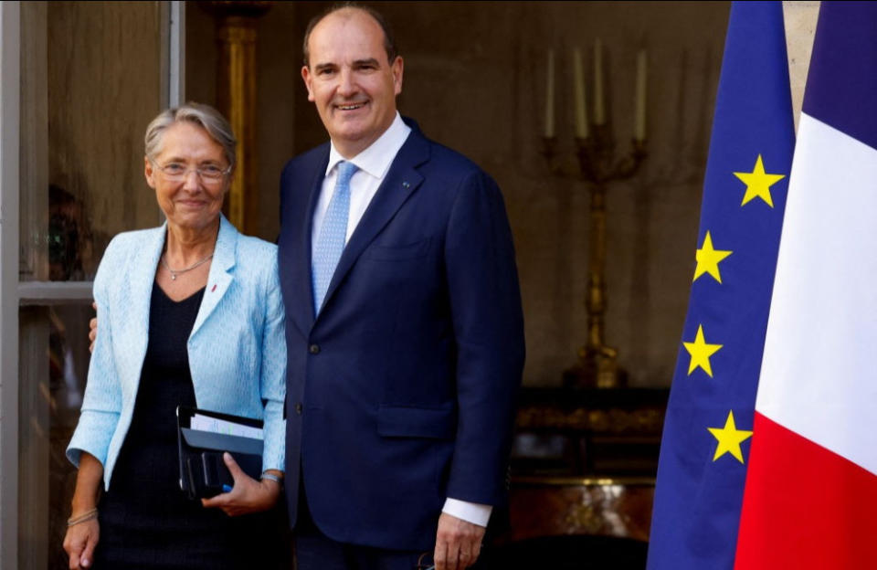 Elisabeth Borne et Jean Castex credit:Bang Showbiz