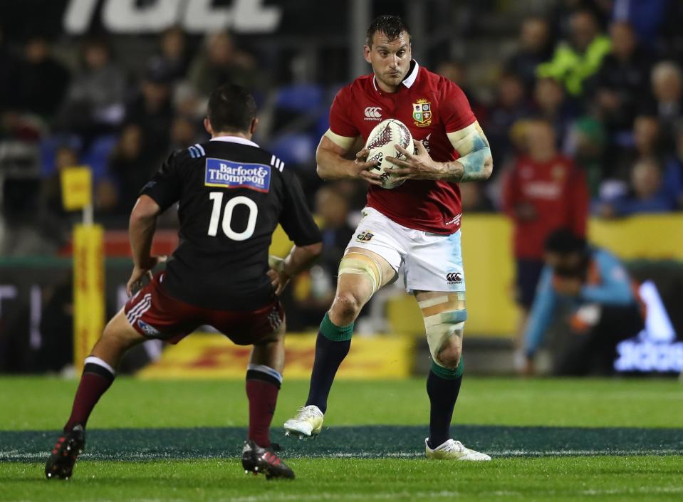 Lions skipper Sam Warburton