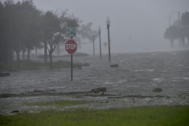 FILE PHOTO: Flooding due to Hurricane Sally is seen in Pensacola