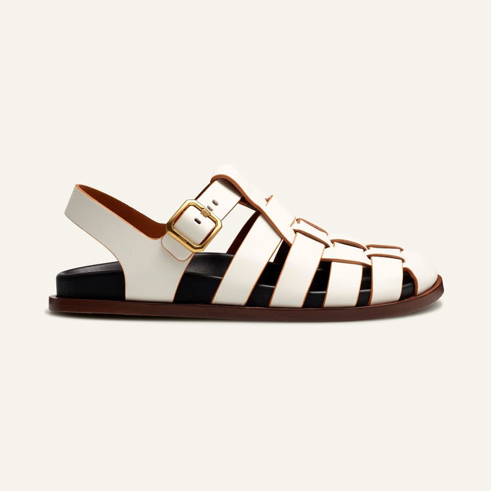 <p><a href="https://go.redirectingat.com?id=74968X1596630&url=https%3A%2F%2Fwww.meandem.com%2Fus%2Ffisherman-sandal-off-white&sref=https%3A%2F%2Fwww.elle.com%2Ffashion%2Fshopping%2Fg39980374%2Fbest-summer-shoes%2F" rel="nofollow noopener" target="_blank" data-ylk="slk:Shop Now;elm:context_link;itc:0;sec:content-canvas" class="link rapid-noclick-resp">Shop Now</a></p><p>Fisherman Sandal</p><p>Me and Em</p><p>$495.00</p>