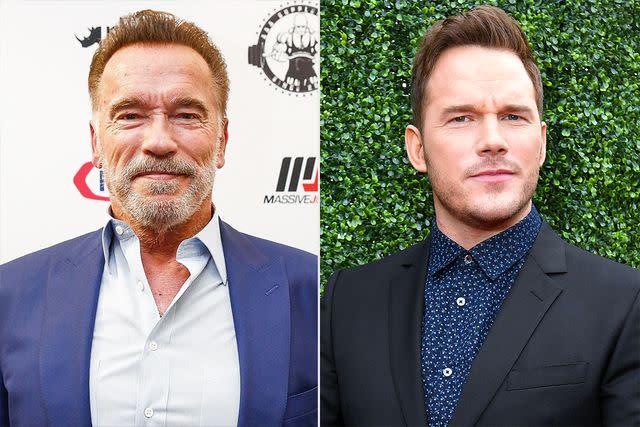 Sam Tabone/WireImage; Emma McIntyre/Getty Arnold Schwarzenegger and Chris Pratt