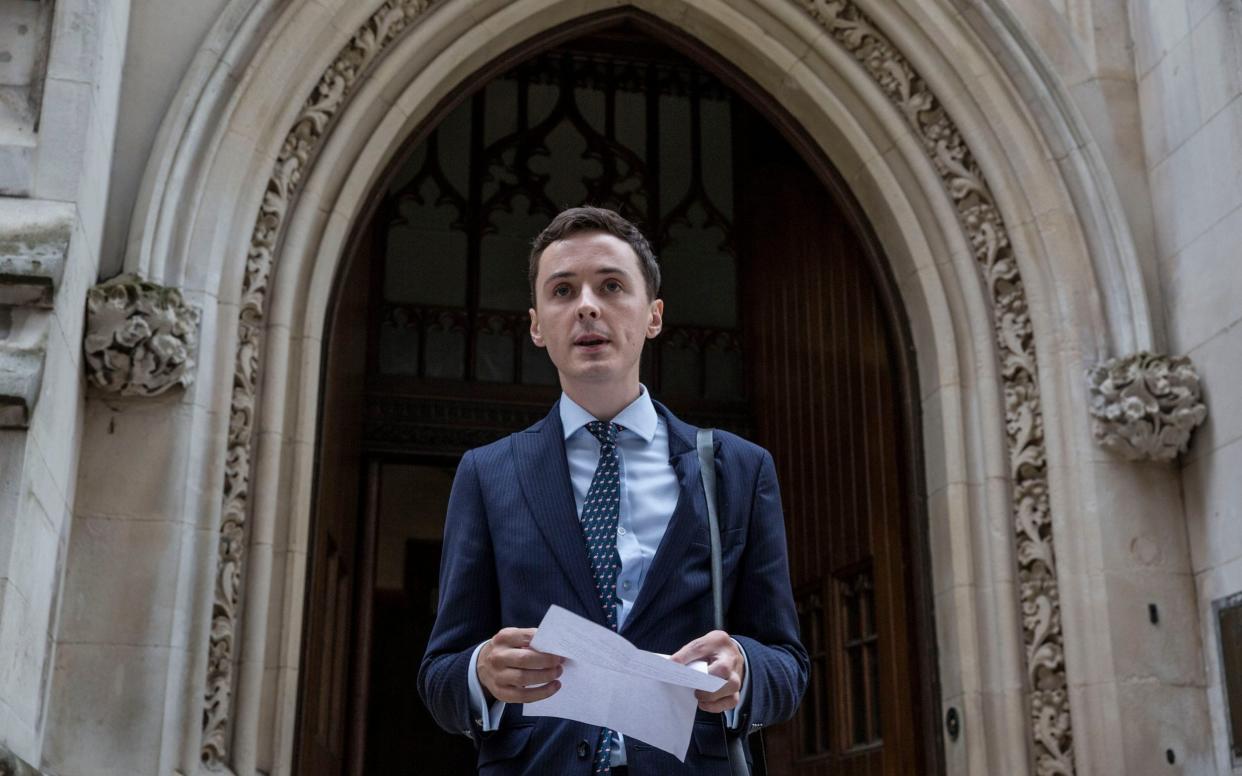 Police have dropped an investigation into former fashion student Darren Grimes, who appealed against £20,000 fine imposed by the Electoral Commission - Jeff Gilbert 