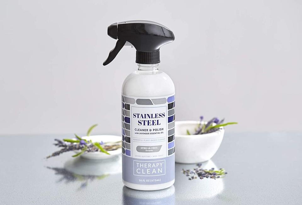 This will help breathe new life into your stainless steel appliances that are marred by streaks, marks and fingerprints.<br /><br /><strong>Promising review:</strong> "If you have a Sub-Zero fridge, you know the struggle is real when it comes to keeping it clean. It's a different type of stainless steel and shows all product residue. Then I found this stuff. Oh wow! <strong>A few seconds of polishing and it looks amazing!!</strong> it has never looked this good, this shiny, and this clean! Best product ever!" &mdash; <a href="https://amzn.to/3wZZXJl" target="_blank" rel="nofollow noopener noreferrer" data-skimlinks-tracking="5723569" data-vars-affiliate="Amazon" data-vars-href="https://www.amazon.com/gp/customer-reviews/R258VZLWGWTV0A?tag=bfjasmin-20&amp;ascsubtag=5723569%2C2%2C31%2Cmobile_web%2C0%2C0%2C0" data-vars-keywords="cleaning" data-vars-link-id="0" data-vars-price="" data-vars-retailers="Amazon">Katerina</a><br /><br /><strong>Get it from Amazon for <a href="https://amzn.to/3e9re3h" target="_blank" rel="noopener noreferrer">$16.95</a>.</strong>