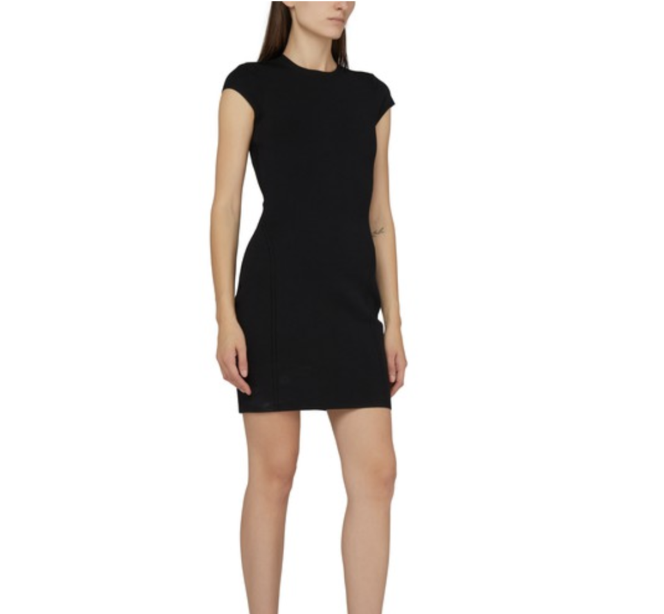 A photo of VB Body Compact Cap Sleeve Mini Dress. (PHOTO: 24S)