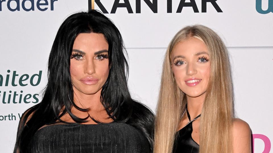 Katie Price was shopping with daughter Princess Andre when it happened. (Getty Images)