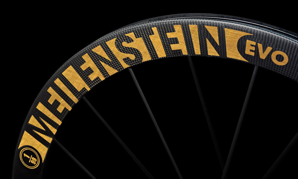 Lightweight Meilenstein EVO Signature Edition Gold carbon road wheels, 23k gold-leaf