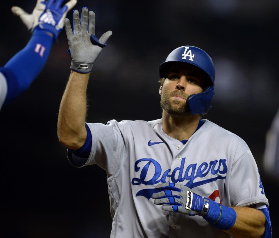 Chris Taylor has played six different positions for the Dodgers this season.