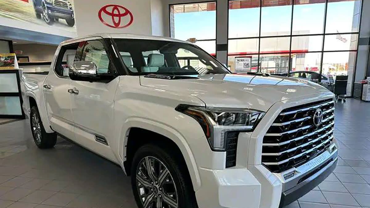 Facebook posts promised a 2023 Toyota Tundra Christmas surprise giveaway but it was a scam. 