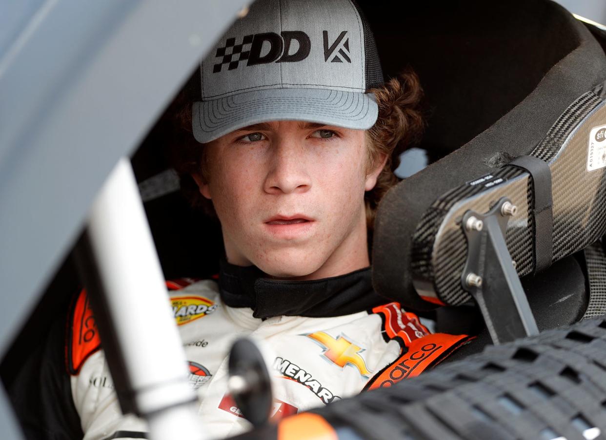 Daniel Dye, a student at Father Lopez High School in Daytona Beach, also races in the ARCA series.