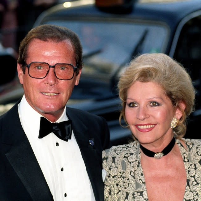 Roger Moore and Luisa Mattioli credit:Bang Showbiz