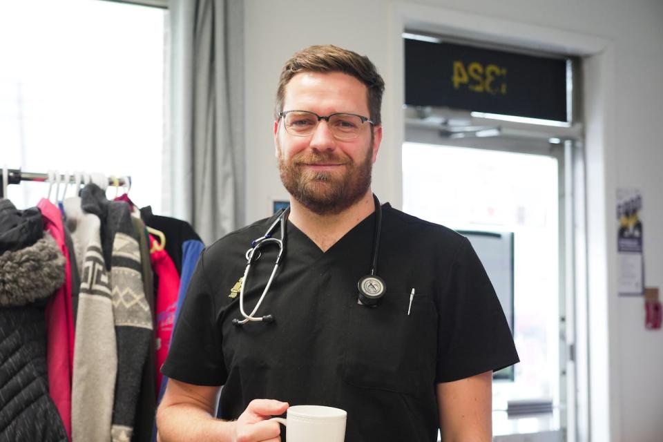 Pictured is Dr. Ryck Schielke of the F.W. Green Clinic in Cranbrook, B.C.. He is pictured at a wellness session at ANKORS on Tuesday, Dec. 19, 2023. 