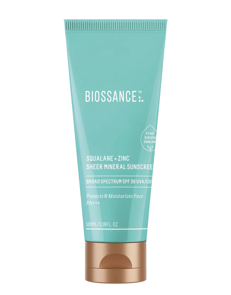 1) Squalane + Zinc Sheer Mineral Sunscreen SPF 30 PA +++