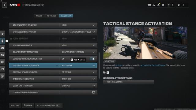 What is Tactical Stance in Modern Warfare 3, and how do you use it