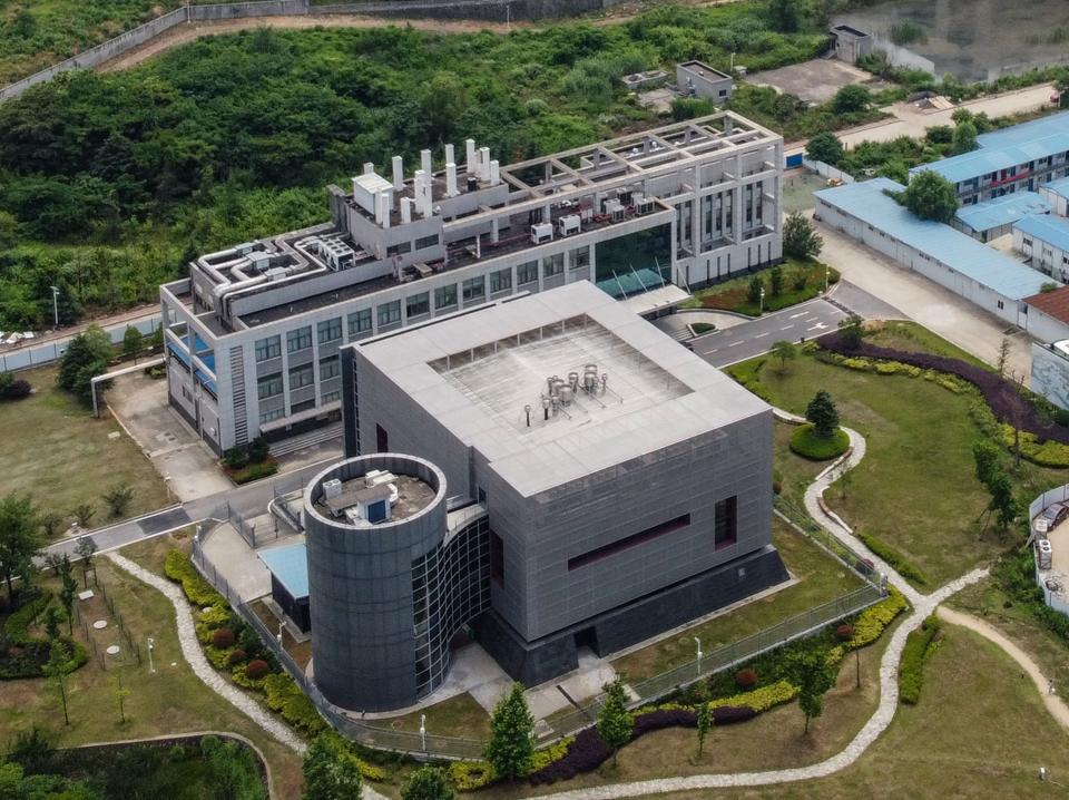 An aerial shot of the Wuhan Institute of Virology (AFP via Getty Images)
