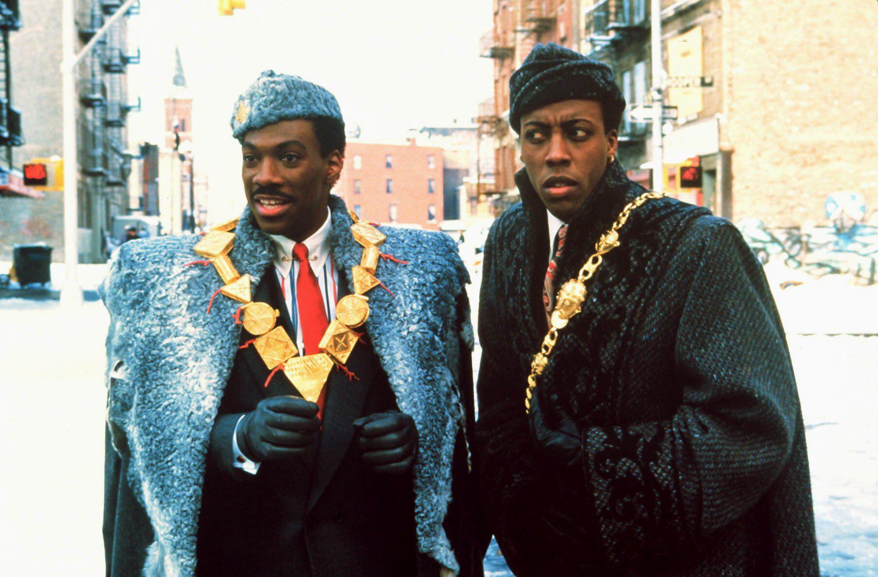 MURPHY,HALL, COMING TO AMERICA, 1988,