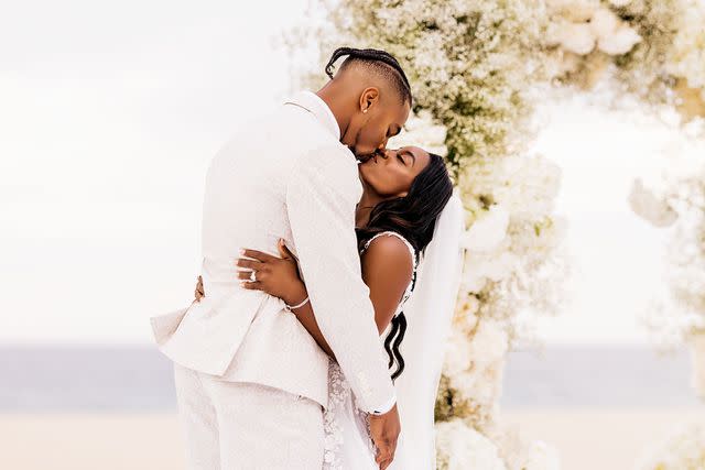 Simone Biles Wedding credit STANLEY BABB/stanlo photography