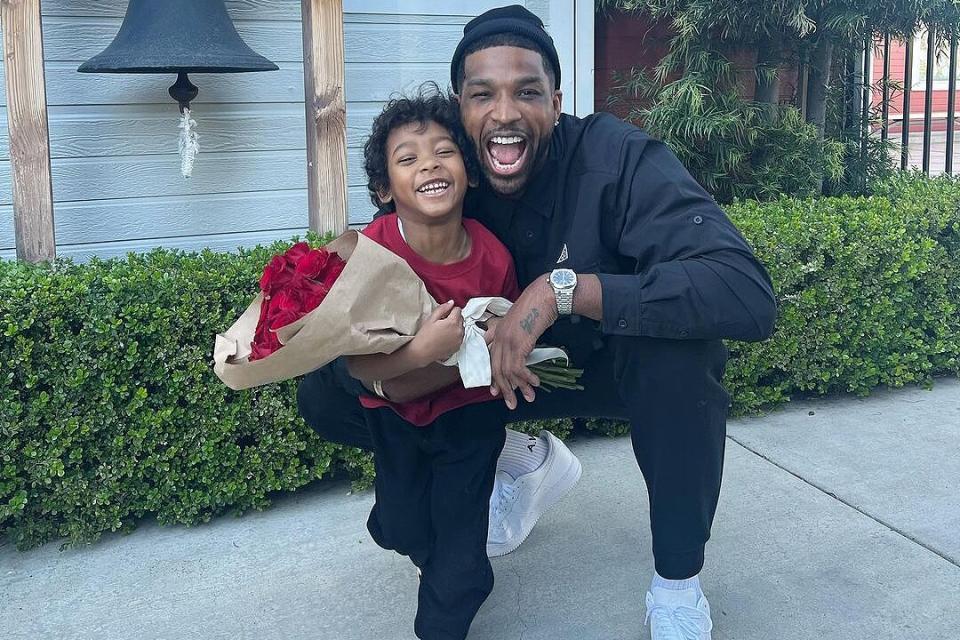 Tristan Thompson Shares Sweet Image with Son Prince: ‘A Young King in the Making’