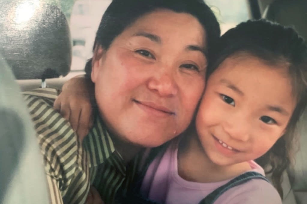 Suncha Kim, left, one of the eight victims of the Atlanta-area spa shootings. (via GoFundMe)