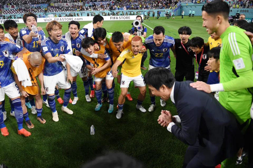 La unión y solidaridad del grupo fue clave en la épica de Japón. (Foto: David Ramos - FIFA/FIFA via Getty Images)