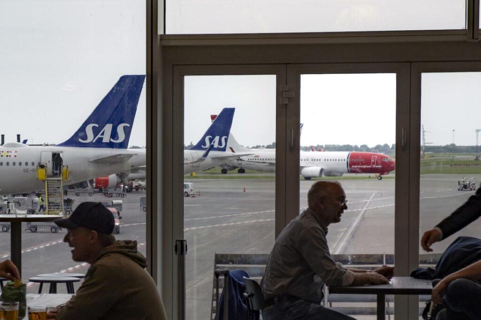SAS and Norwegian Air planes at the Copenhagen Airport. (News Oresund/Flickr) News Oresund / Flickr