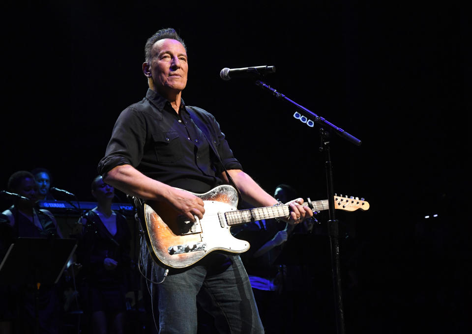 Bruce Springsteen, here onstage during The Rainforest Fund 30th Anniversary Benefit Concert Presents on Dec. 09, 2019, was arrested for DWI. 