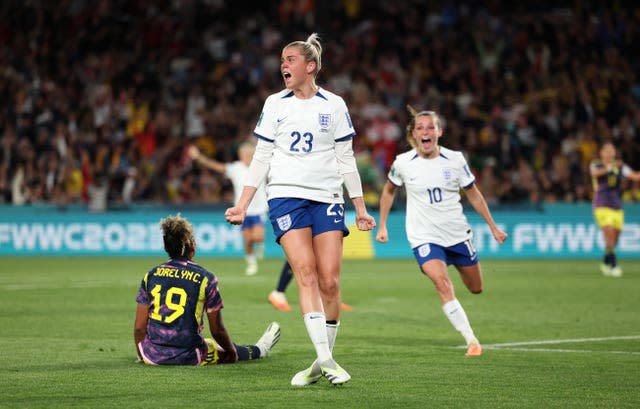 Alessia Russo scored the winner for England (Isabel Infantes/PA)