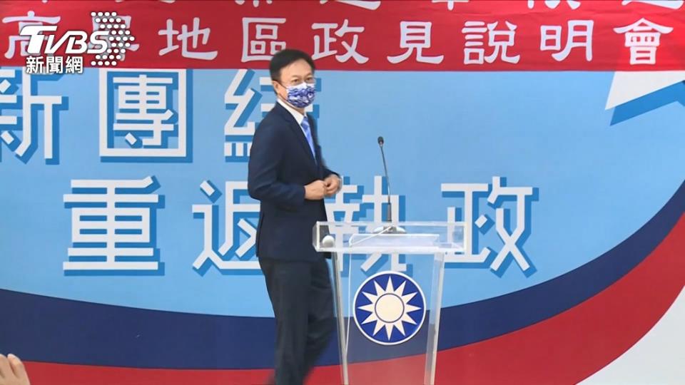 國民黨主席候選人卓伯源。（圖／TVBS）