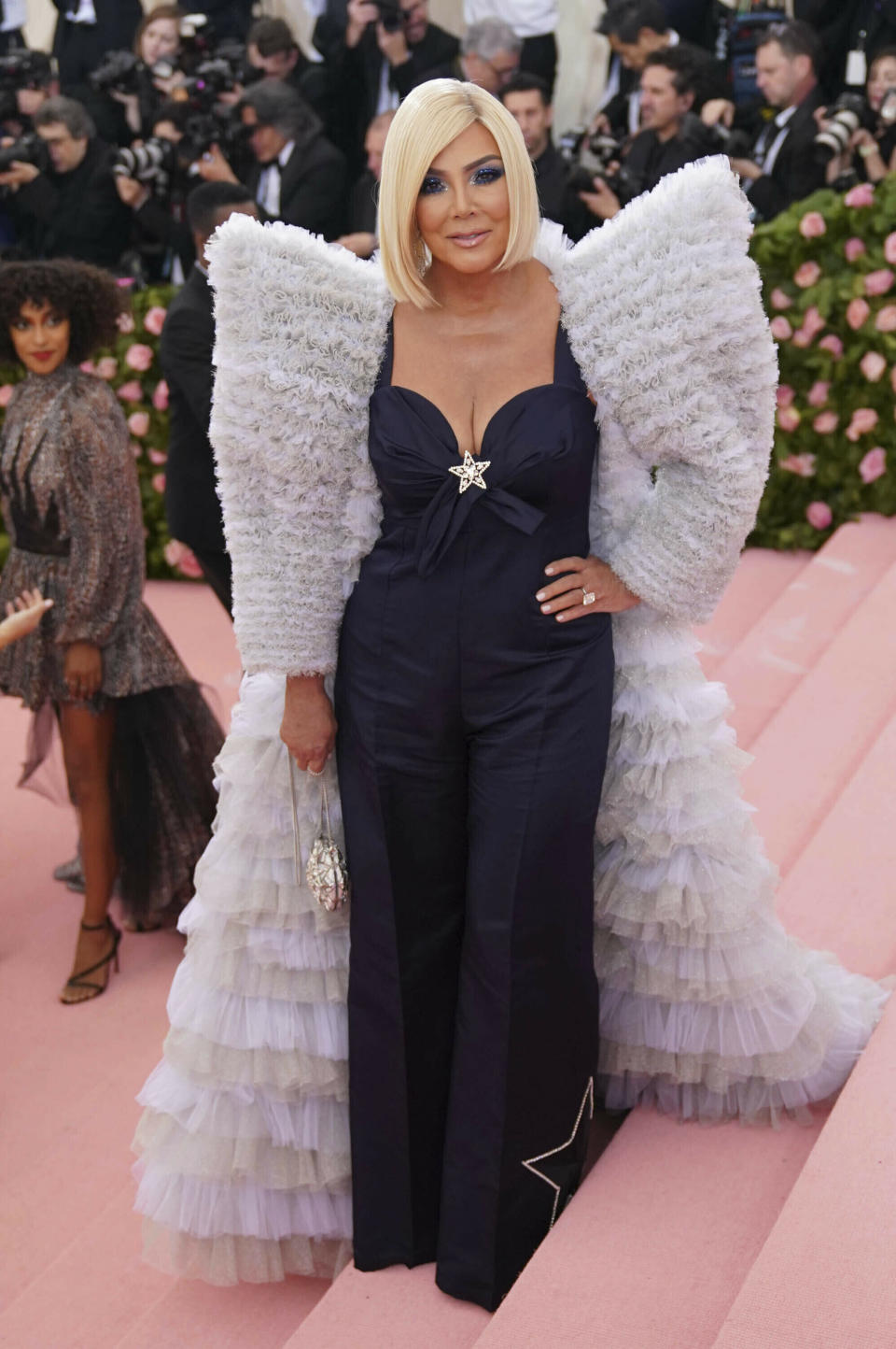 Kris Jenner at the 2019 Costume Institute Benefit Gala celebrating the opening of "Camp: Notes on Fashion." (Photo: Elaine Wells/STAR MAX/IPx)