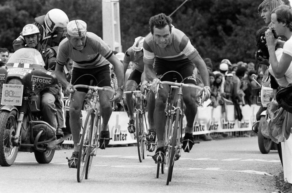 Bernard Hinault at the 1980 world championships in Sallanches