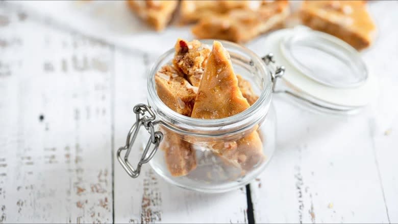 Microwave Peanut Brittle