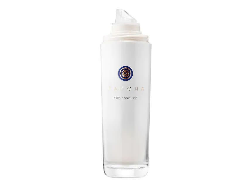 Mack is just one of the many devotees of Tatcha, particularly The Essence. The liquid is described as a formula containing 98.7% anti-aging foods designed to combat the look of dull skin, fine lines and dryness. Mack says the 5-ounce bottle lasts almost a year and it hydrates, brightens her skin, improves texture and even prepares her skin to absorb other products in her skin care routine. &ldquo;I&rsquo;ve tried a few more affordable options which come close, but this always seems to have an edge with the texture smoothing results that I haven&rsquo;t experienced from other essences,&rdquo; she said.<br /><br /><strong><a href="https://go.skimresources.com?id=38395X987171&amp;xs=1&amp;xcust=expensiveskincare-KristenAiken-051221-&amp;url=https%3A%2F%2Fwww.sephora.com%2Fproduct%2Fthe-essence-plumping-skin-softener-P415771" target="_blank" rel="noopener noreferrer">Tatcha The Essence Plumping Skin Softener, $95﻿</a></strong>