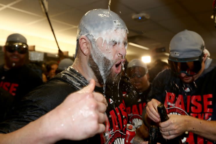 Signing Mike Napoli was a fantastic decision for the Indians. (Getty Images/Elsa)