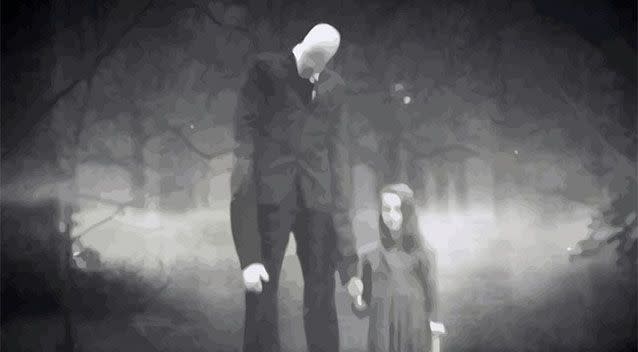 Slender Man, a faceless figure dressed in a suit, was the alleged reason behind the attampted murder.