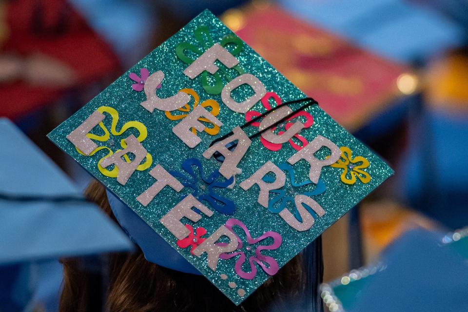 Ponte Vedra High School hosted its commencement program for the Class of 2022 at the UNF Arena on May 28, 2022.
Photo made May 28, 2022,
[Fran Ruchalski for the St. Augustine Record]